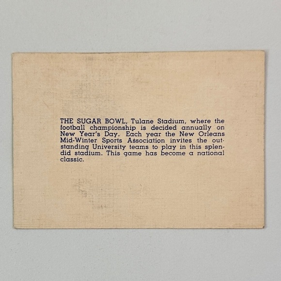 Ariel View of the Sugar Bowl New Orleans Mini Postcard - Picture 3 of 3